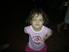 Being a silly girl at Fricker's