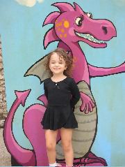 I'm almost as tall as the dragon!