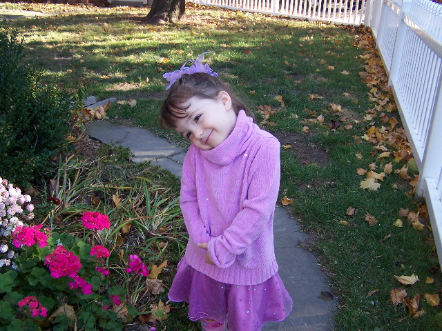 Ready to go to her big party!