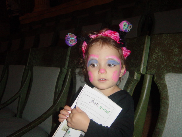 We had a great time. It was put on by the Toledo Symphony and held at the Peristyle Theater at the Toledo Museum of Art. Dylan got to participate in the costume parade across the stage after the show.