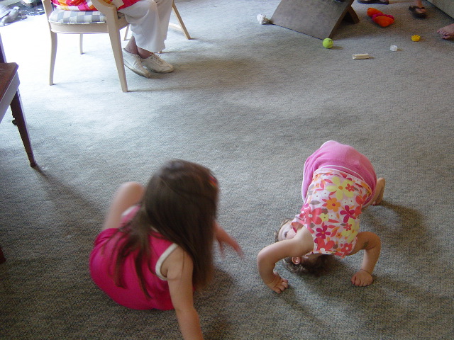 Somersaults.
