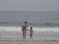 Going in the ocean at Long Beach