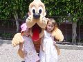 Hugging Pluto with Lishai.