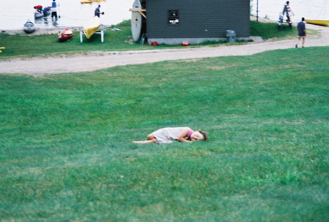 Rolling down the big hill.