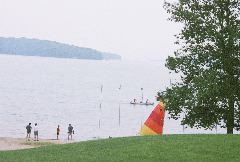 The boating beach.